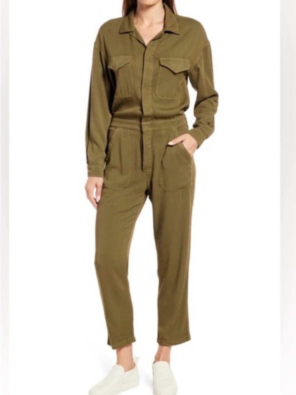 sundays Olive Green Romper